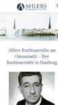 Mobile Screenshot of ahlers-rechtsanwaelte.de