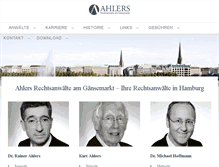 Tablet Screenshot of ahlers-rechtsanwaelte.de